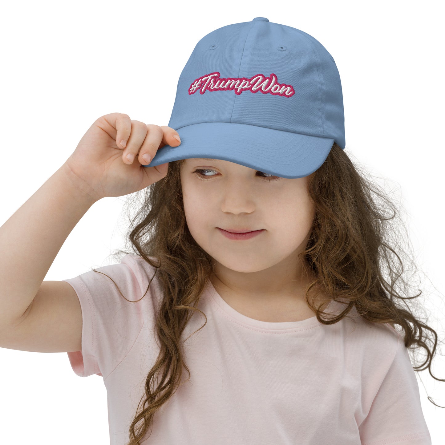 Trump Won #TrumpWon Youth baseball cap