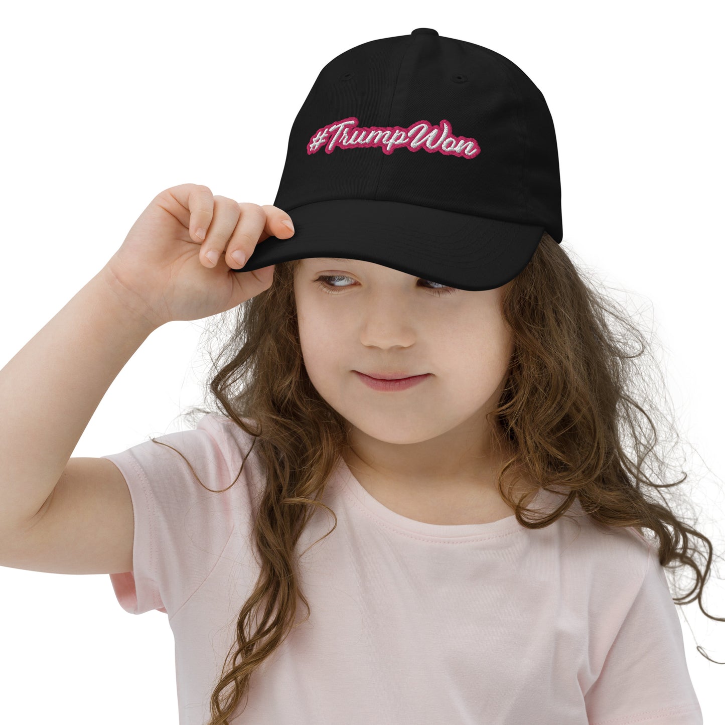 Trump Won #TrumpWon Youth baseball cap