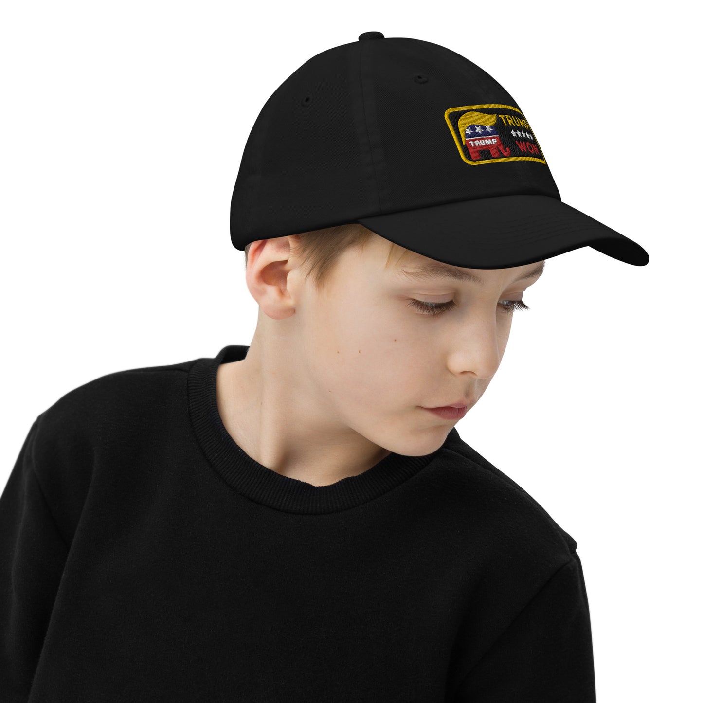 Trump Won #TrumpWon Youth baseball cap