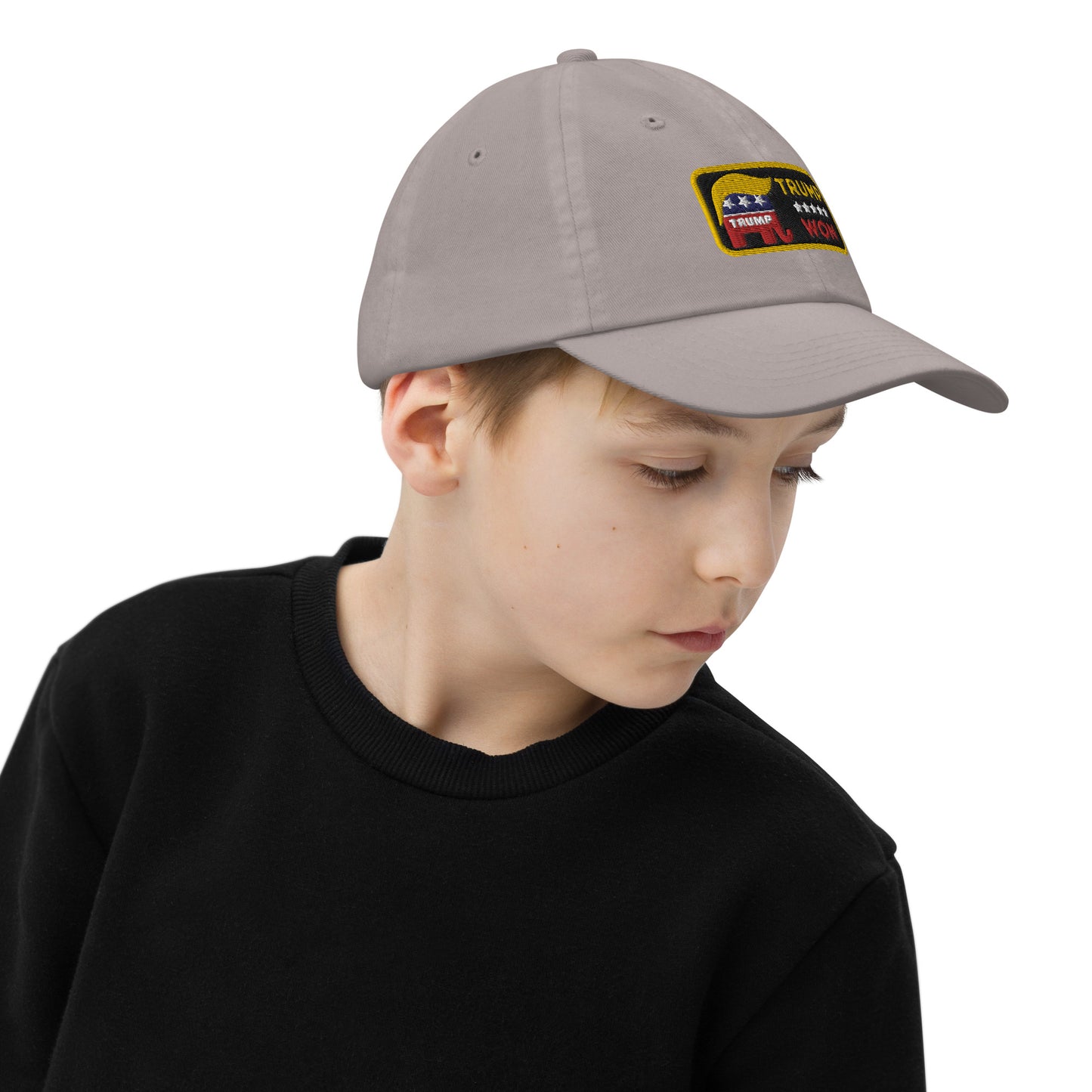 Trump Won #TrumpWon Youth baseball cap