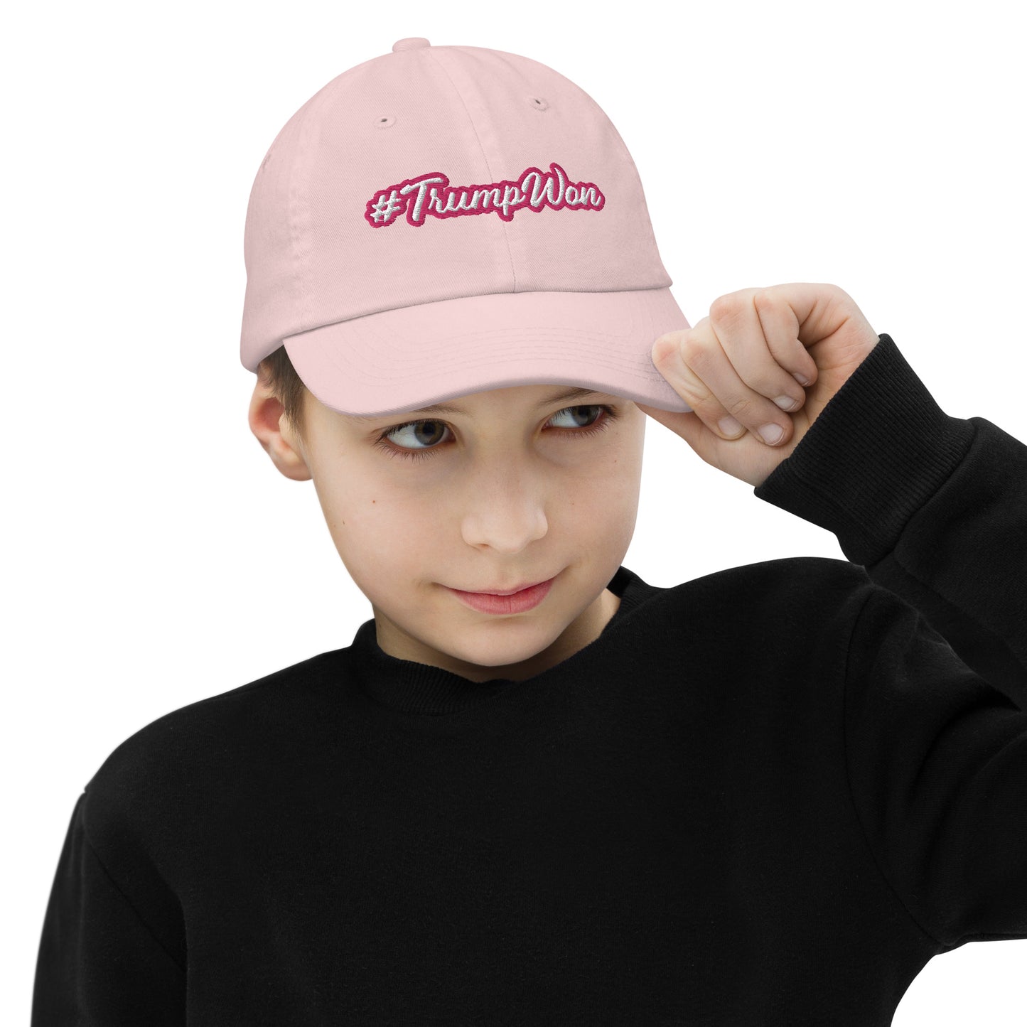 Trump Won #TrumpWon Youth baseball cap