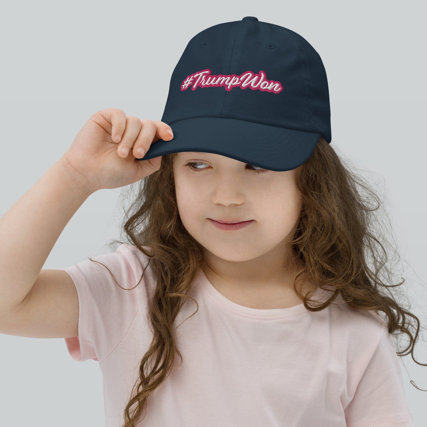 Trump Won #TrumpWon Youth baseball cap