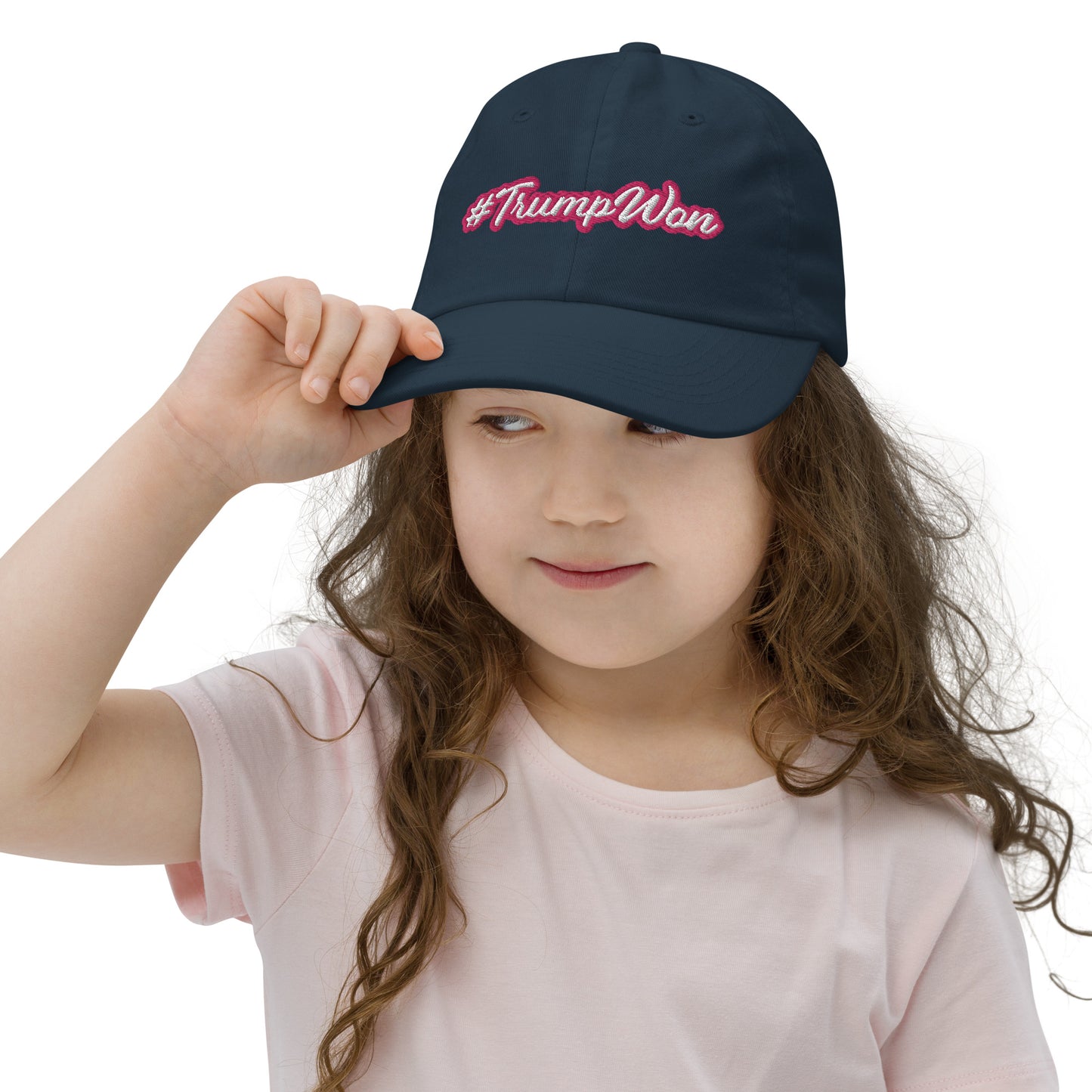 Trump Won #TrumpWon Youth baseball cap