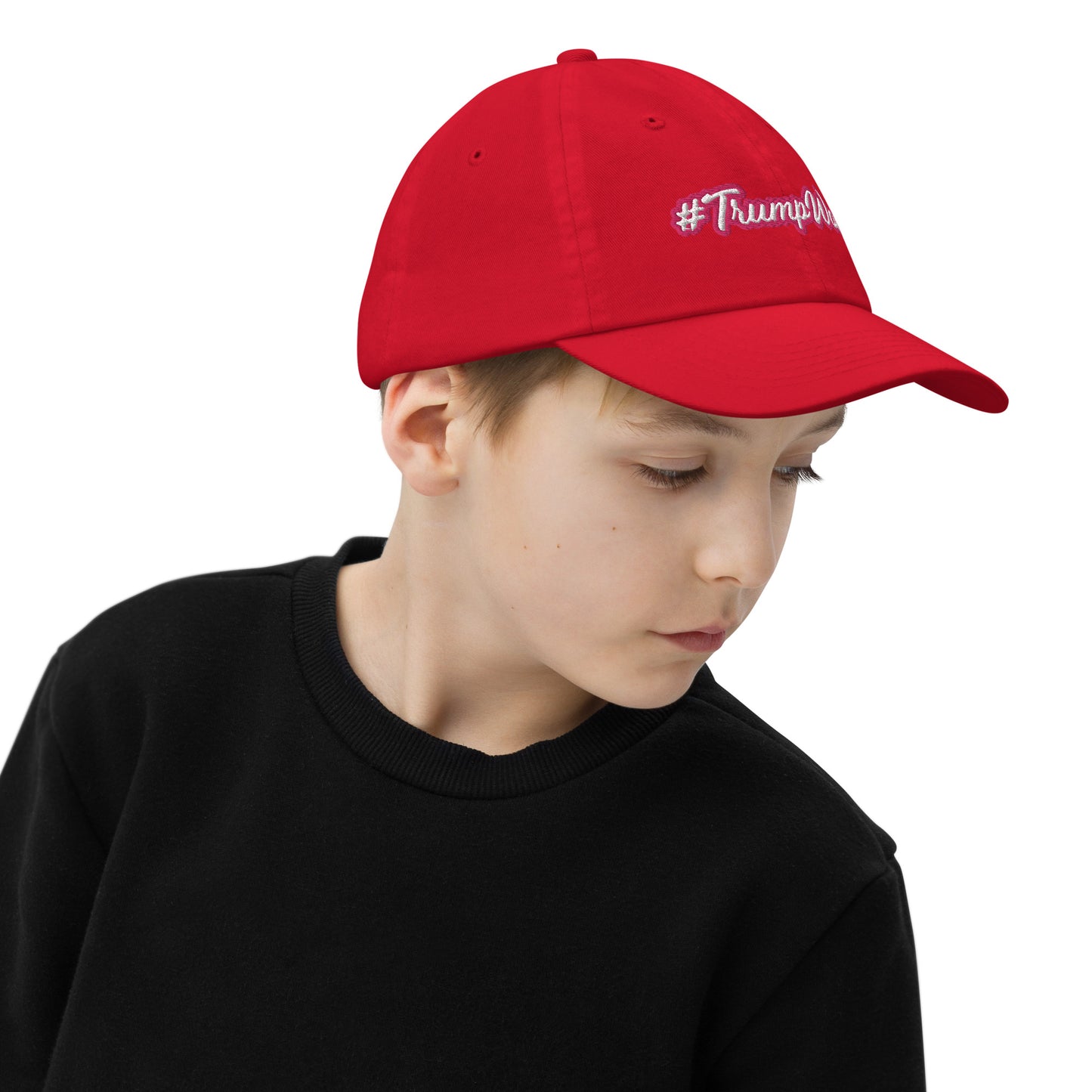 Trump Won #TrumpWon Youth baseball cap