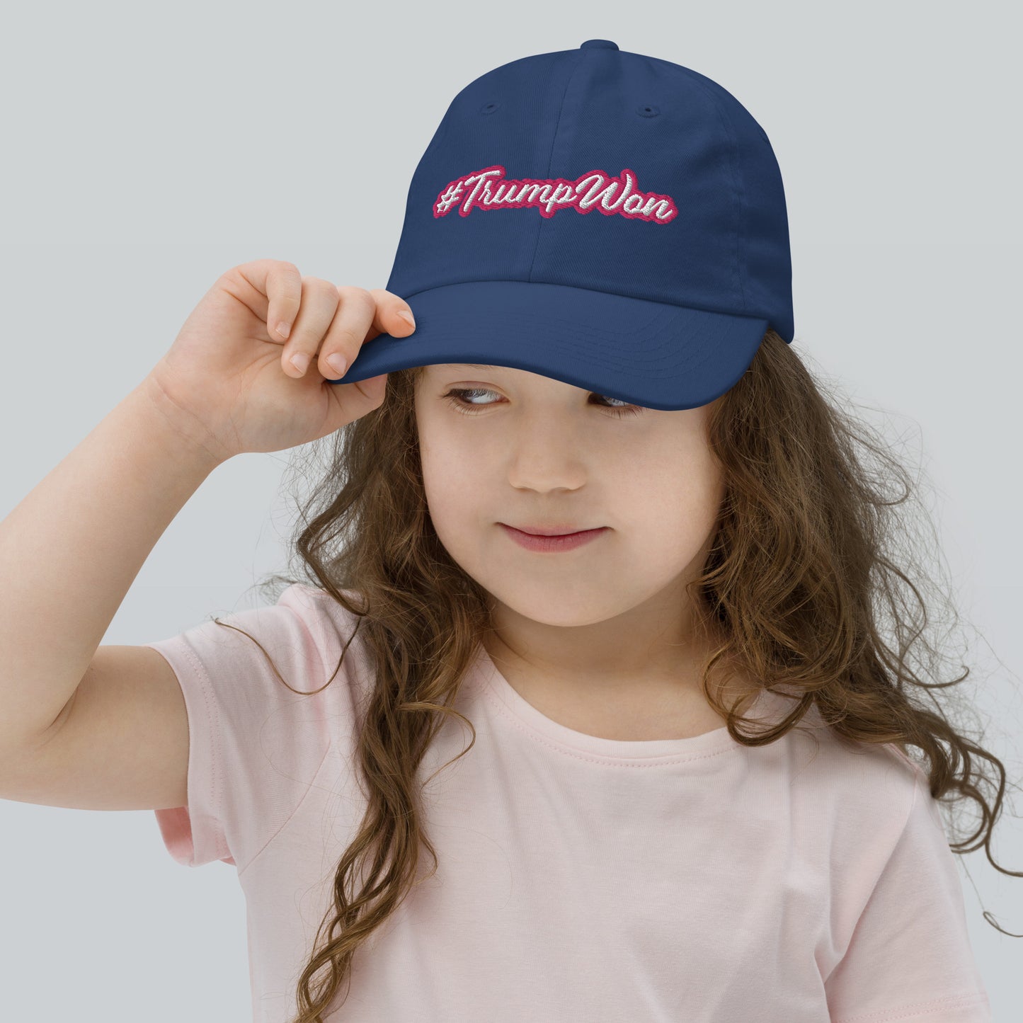 Trump Won #TrumpWon Youth baseball cap