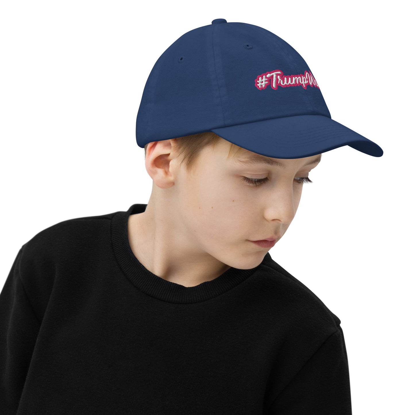 Trump Won #TrumpWon Youth baseball cap